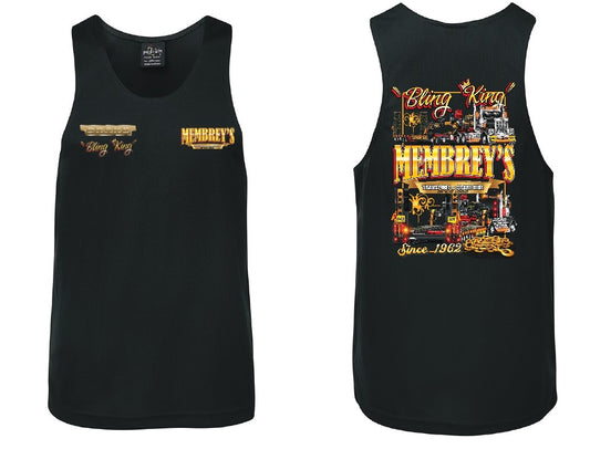 ** PRE ORDER ** BLING KING SINGLET